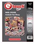 PAPEL FOTO ADHESIVO ETOUCH 100 HOJAS9